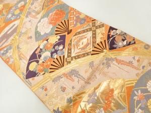 扇橋能衣文織り出し　袋帯